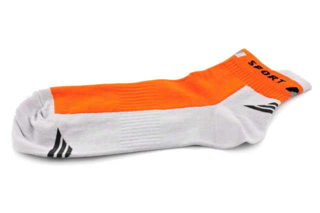 Ponožky nízké SPORT oranžová/šedá