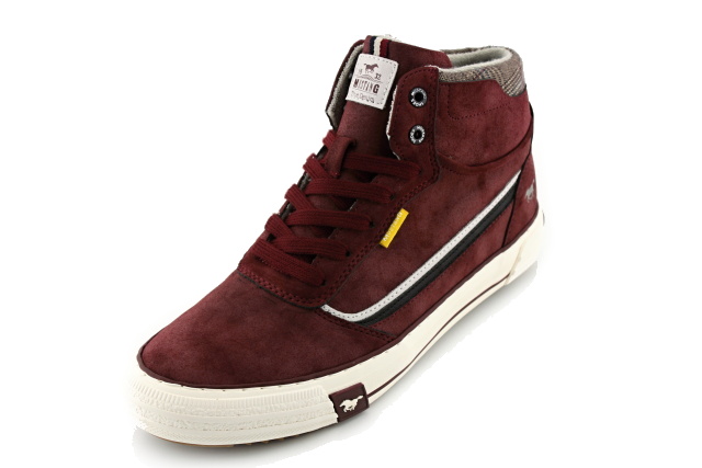 Dámská obuv nadměrná MUSTANG MU1410 burgundy