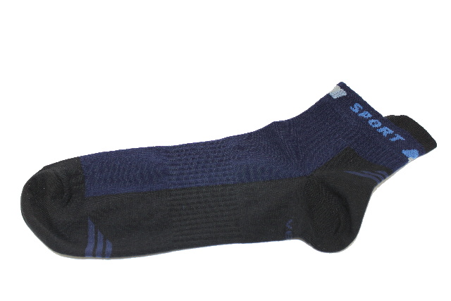 Nízké ponožky SPORT modrá/černá