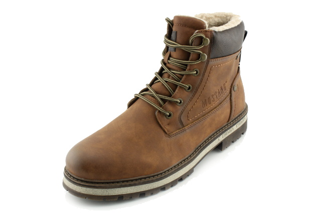   Nadměrná zimní obuv MUSTANG MU91001 cognac