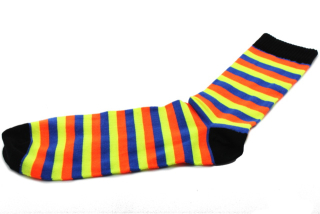 Ponožky barevné pruhy