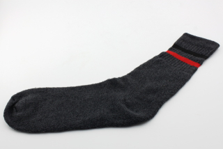  Dámské sportovní ponožky šedé s pruhy