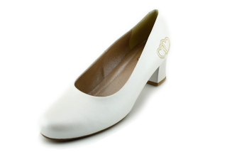 Nadměrná dámská obuv TR1030 bílá perleť