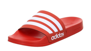 Nadměrná velikost pantofle ADIDAS ASadilette red
